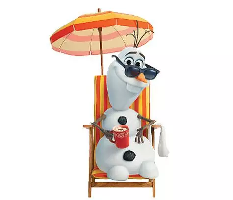 Olaf é o boneco de neve máis cálido do mundo, adora abrazos e soños de verán. ..
