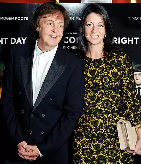 Paul McCartney med Mary's datter. Foto: Rex-funksjoner / fotodom.ru.