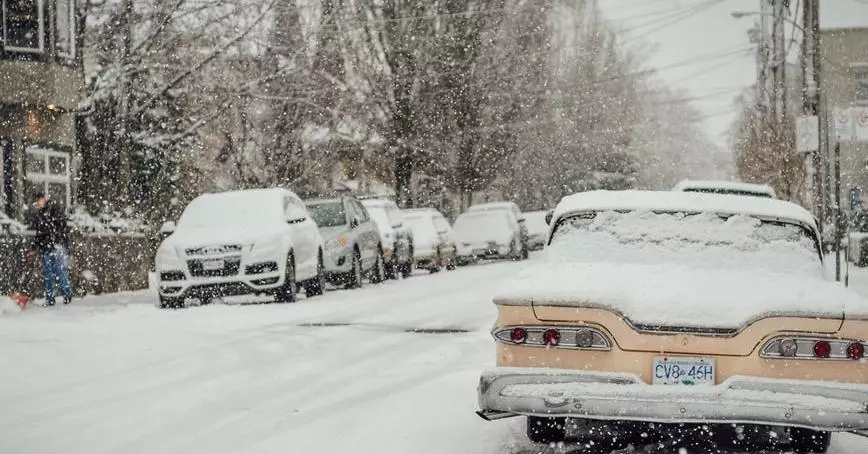 堆積：4 Lyfhak快速清潔雪的汽車