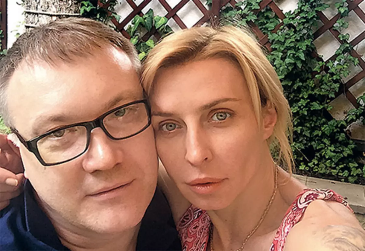 Tatyana Ovsienko con marido civil Alexander Merkulov