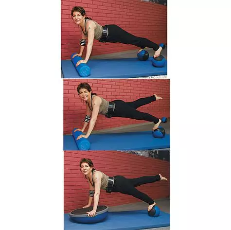 Exercícios para treinamento em pequenos músculos. Foto: Natasha Popova.