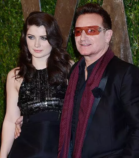 Pamimpin U2 Bono sareng putri bungsu yves hewson. Poto: Fitur Rex / Fotodom.ru.