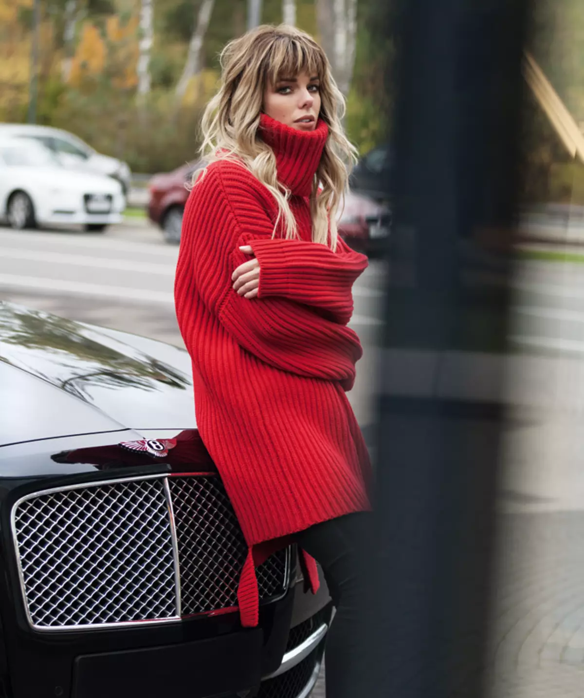 Sweater Balenciaga; Botas de nocello, Antonio Biaggi