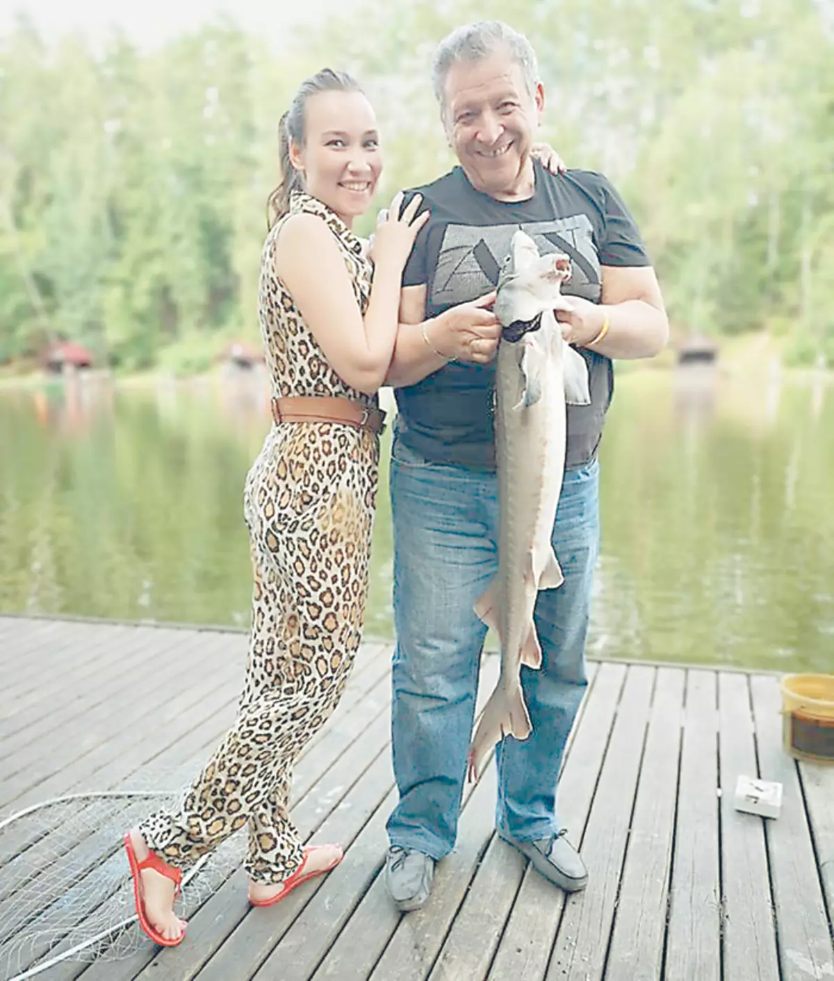 Catherine et Boris unit, y compris une passion pour la pêche. Et cette année, ils avaient même des réalisations familiales sur ce domaine.