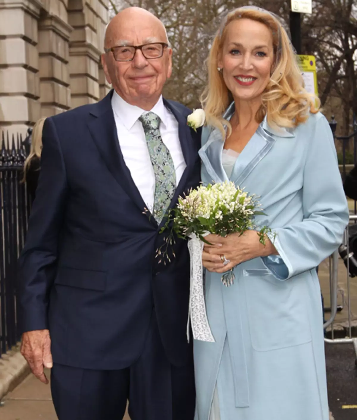 Rupert herdoch and Jerry Hall