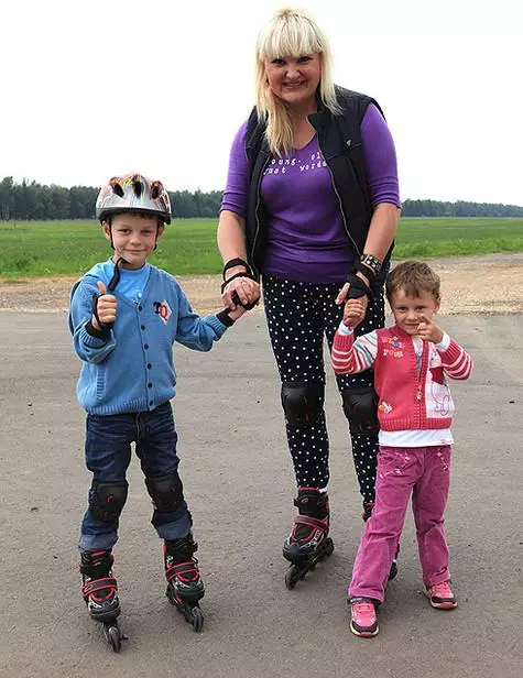 Margarita Sulankina ar bērniem. Foto: Lilia Sharlovskaya.