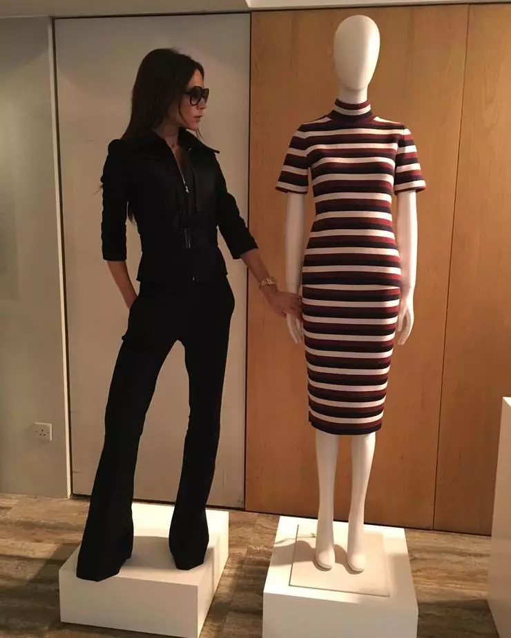 Modèl Ris konkeri Victoria Beckham