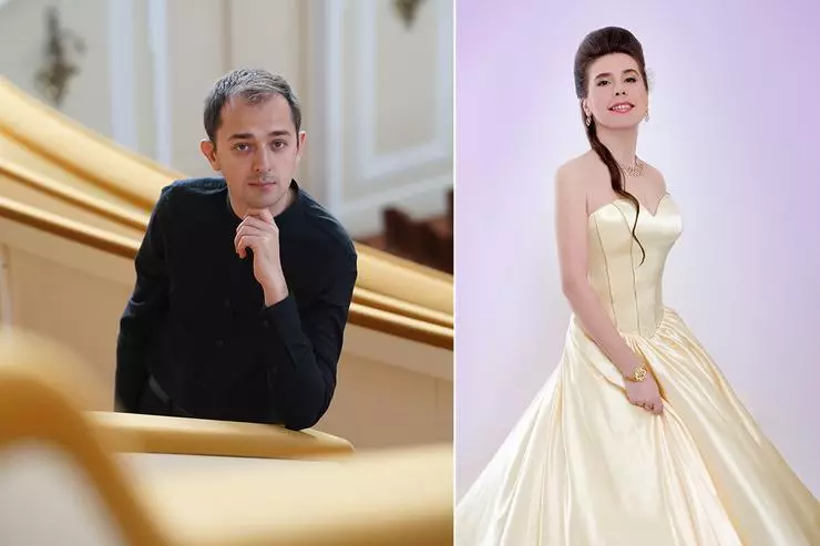 تاتیانا Rubinskaya و Vitaly Gavruk عاشقانه از آهنگسازان روسی در آیات الکساندر سرگئیک پوکین
