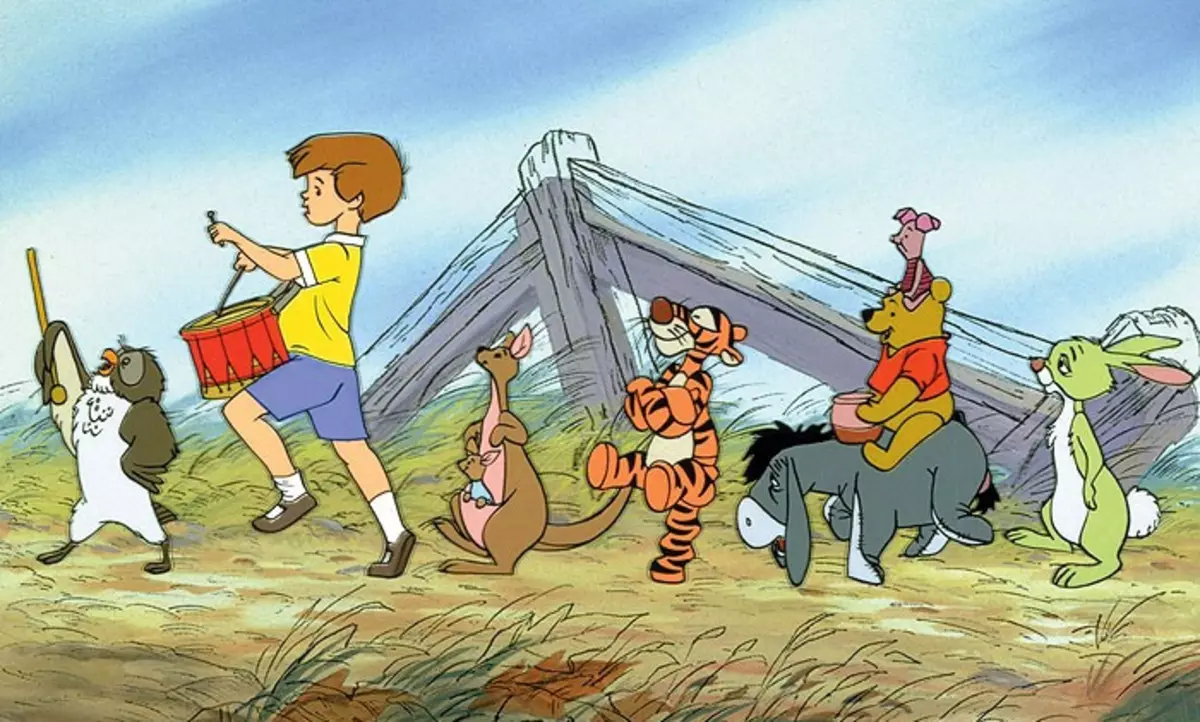 Cartoons oer Bear Winnie Pooh Animator makke mear dan tritich jier