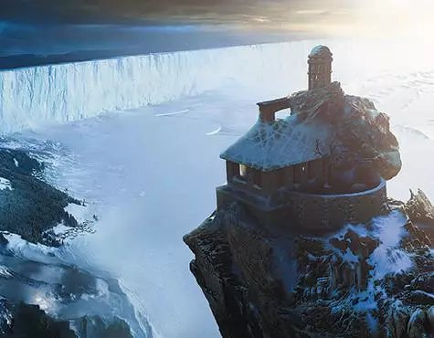 在几个国家立即拍摄“Thrones游戏”。美丽的冬季景观，该系列必须冰岛。 。