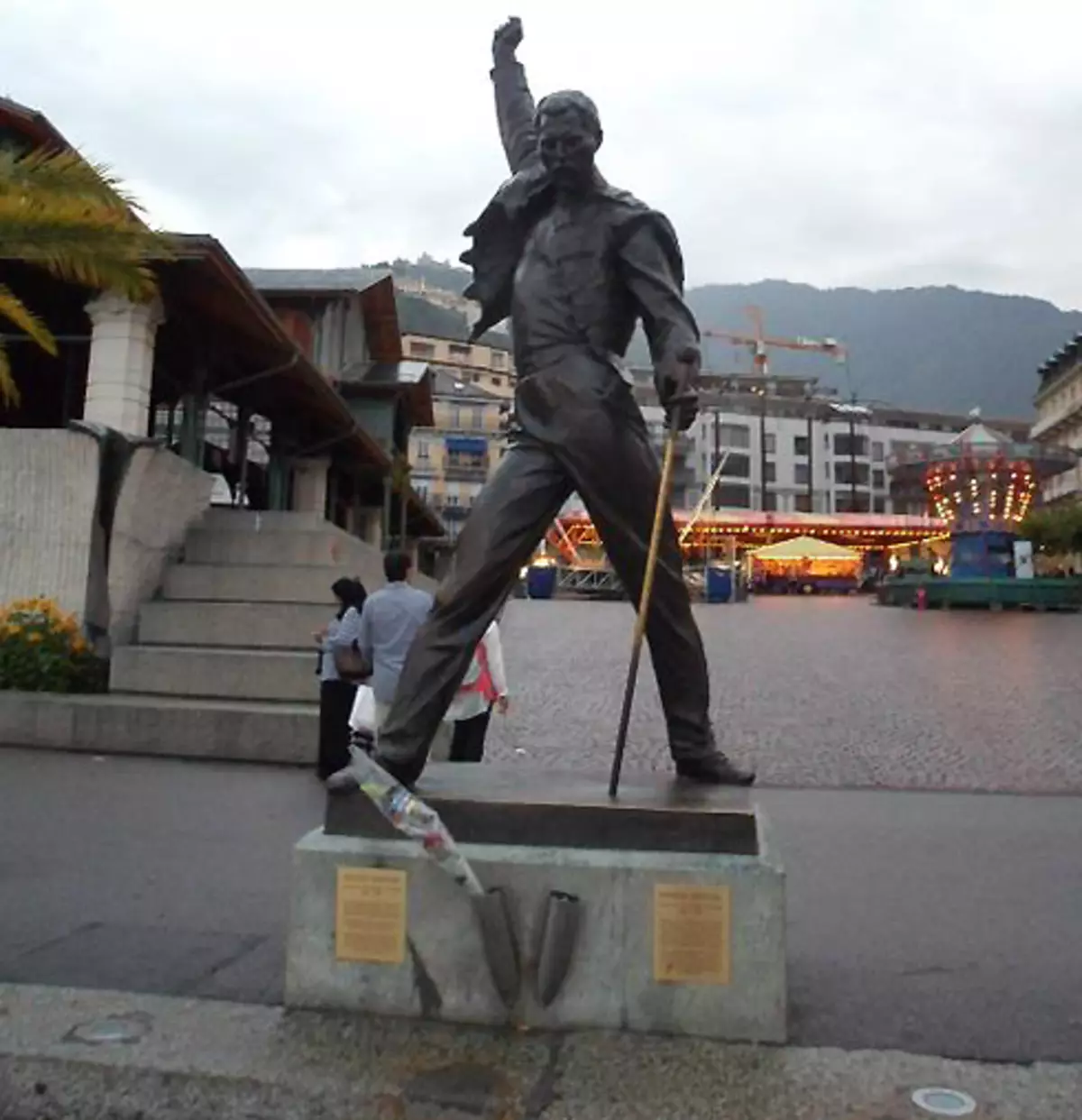 Denkmal für den Anführer der Queen Group Freddie Mercury