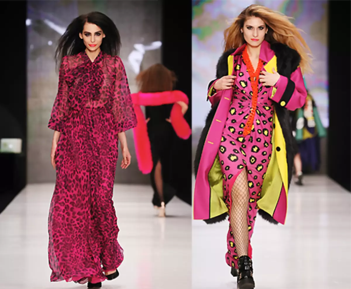 Wild color! Leopard print again in fashion