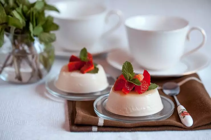 Mint Panacotta