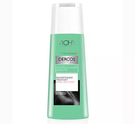 Shampoo Dandruff kanggo kulit sirah sing sensitif saka Vichy