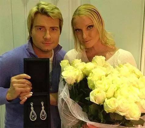 Анастасия Волочкова и Николай Баскков. Снимка: Twitter.com.