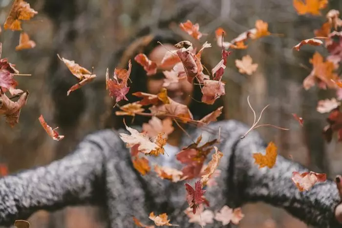 Die Herbsteinkäufe erhöht die Stimmung unglaublich