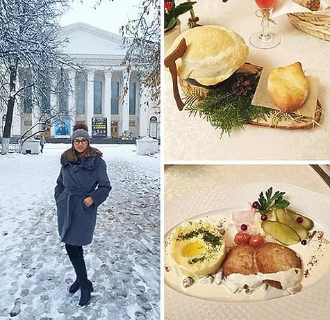 Anfisa Chekhova contou sobre sua avó e seus pratos de corona. Foto: Instagram.com/achekhova.