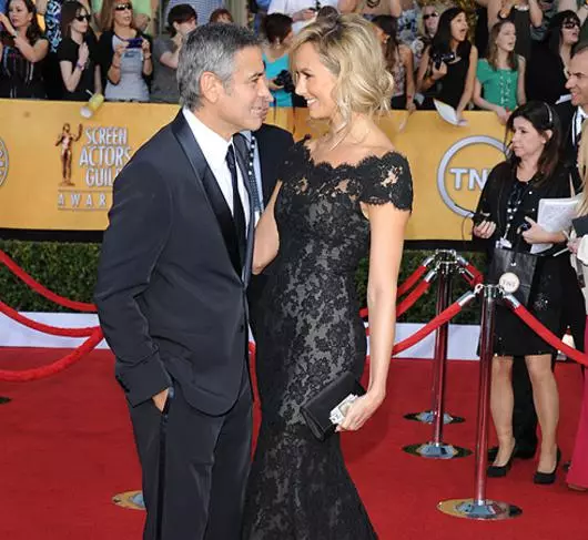 George Clooney y Stacy Cyber ​​llevaba?