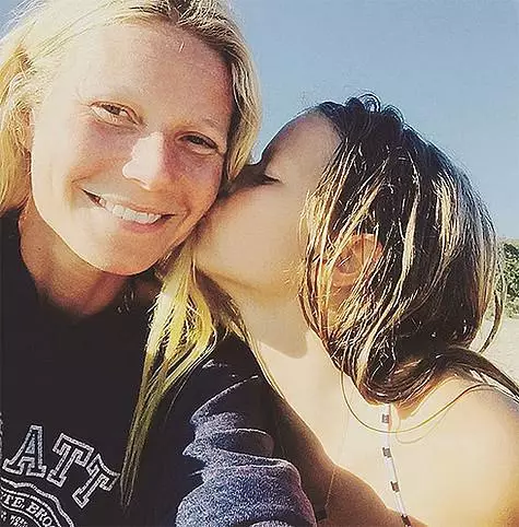 Gwyneth Paltrow med dotter. Foto: Instagram.com/gwynehpaltrow.