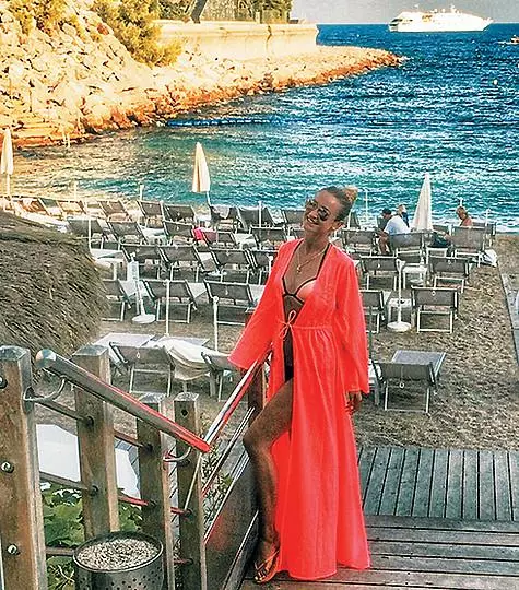 Olga Buzova in Monaco. Photo: instagram.com/buzova86.