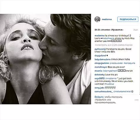 Madonna e Sean Penn. Foto: Instagram.com/madonna.