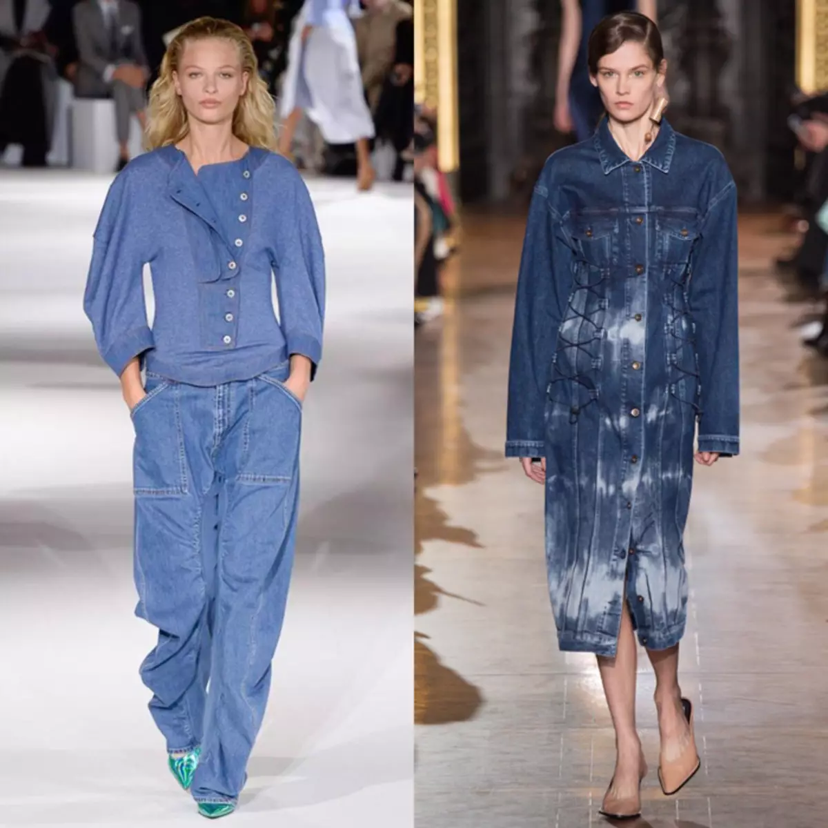 Let's try to get used to Denim Total Look. Stella McCartney.