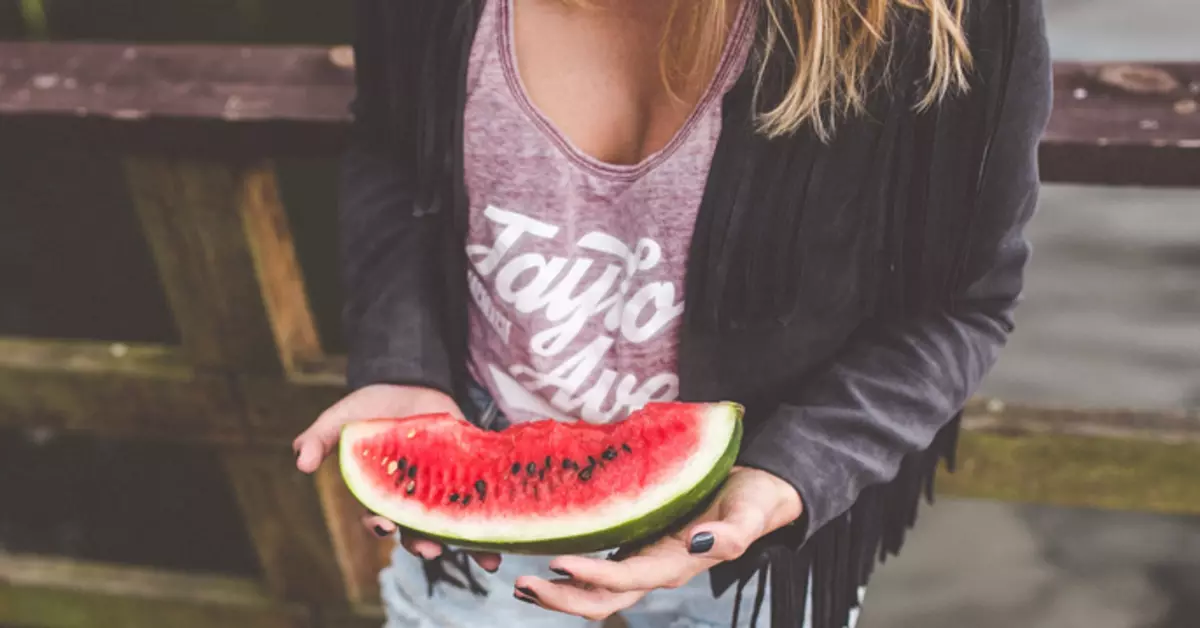 Watermelon helps to lose weight and increases male potency