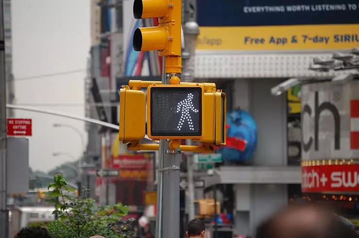 I New York, spring inte över vägen