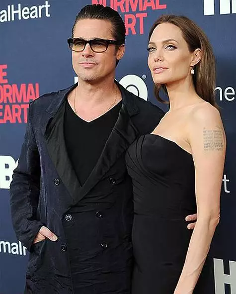 Angelina Jolie dan Brad Pitt. Foto: Gambar AP.