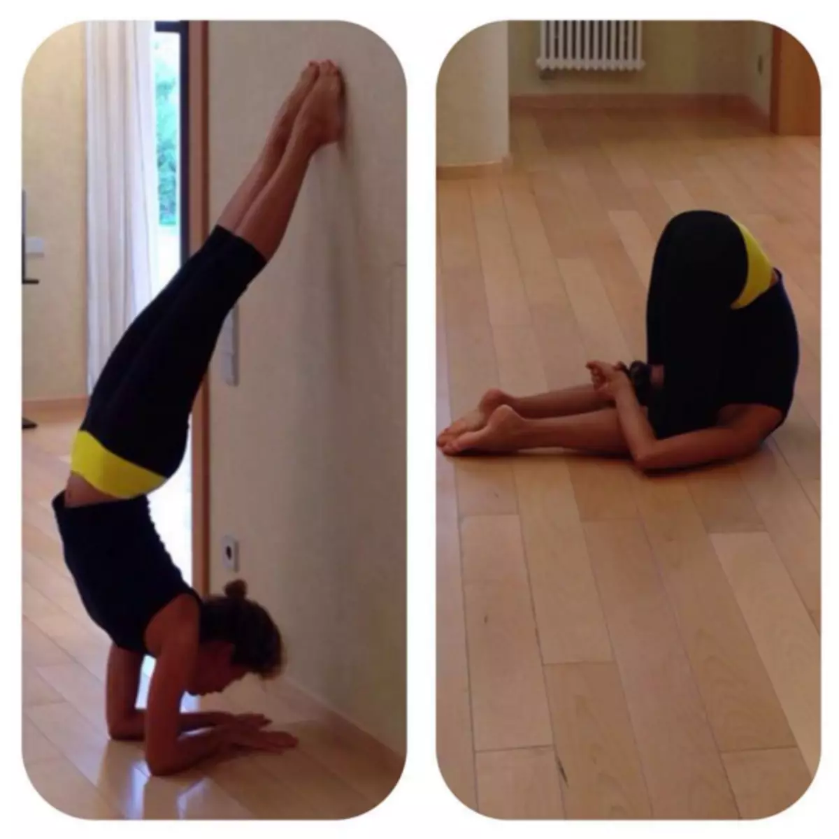 Yulia Grishina est engagée dans un yoga dynamique de puissance