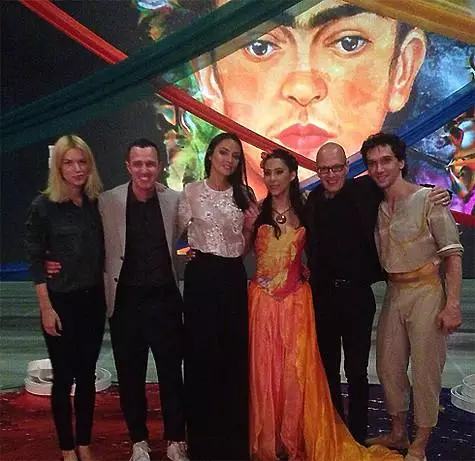 Igor Vernik a Evgenia Kostropovitskaya navštívili Alexandria divadlo. Foto: Instagram.com/ivernik.