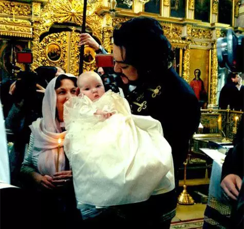 Philip Kirkorov baptized daughter