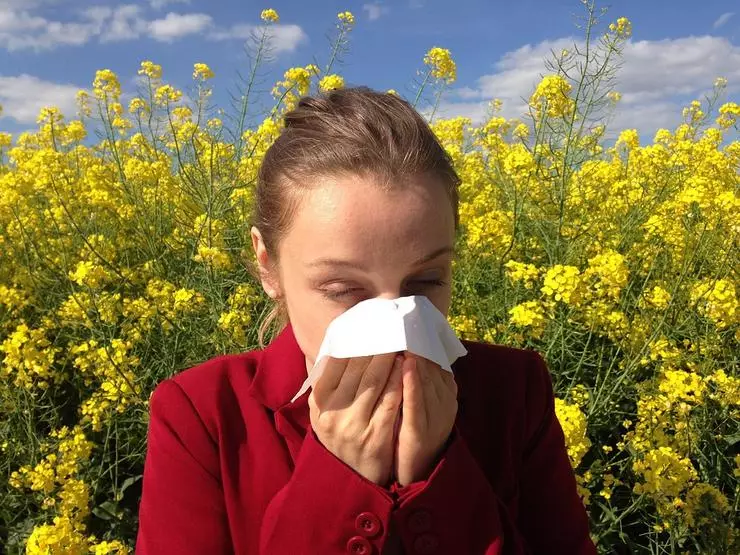 Vzemite test alergije