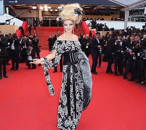 Lena Lénine au Festival du film de Cannes. .