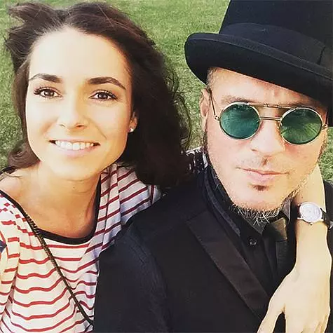 Irena Ponaroska com o marido. Foto: Instagram.com/irenaponaroshku.