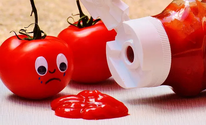 Substituir ketchup comprado para casa