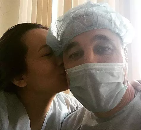 Dmitry Sokolov đã có mặt trong sinh nở. Ảnh: Instagram.com/ksyusha_lee.