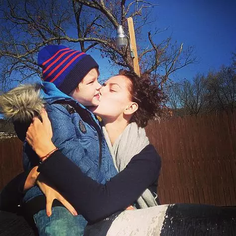 L'attrice chiama suo figlio "il mio dolce cuore". Foto: reti sociali