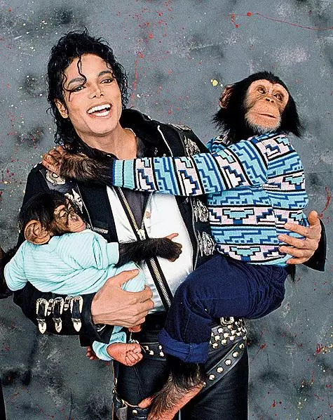 Michael Jackson tuomittiin isän tahtoon, mutta hänen simpansa sai kaksi miljoonaa dollaria.
