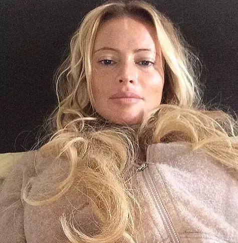 Dana Borisova sin maquillaje. Foto: Instagram.com.