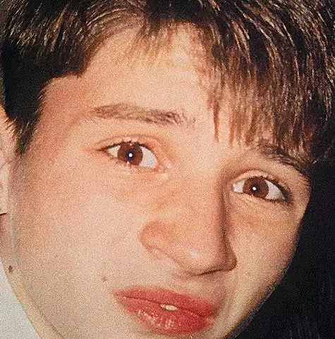 Sergey Lázarev als 14 anys. Foto: Instagram.com.
