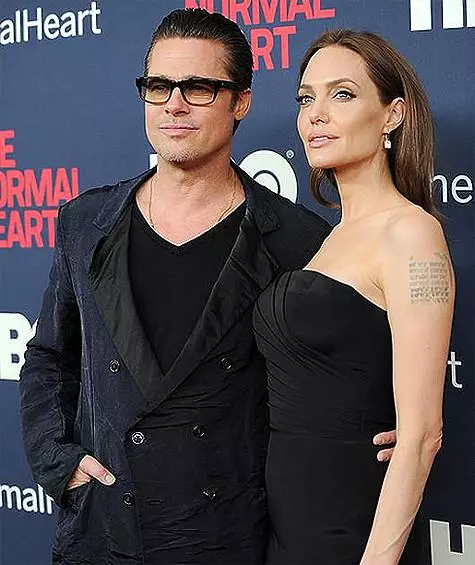 Angelina Jolie y Brad Pitt. Foto: Imágenes AP.