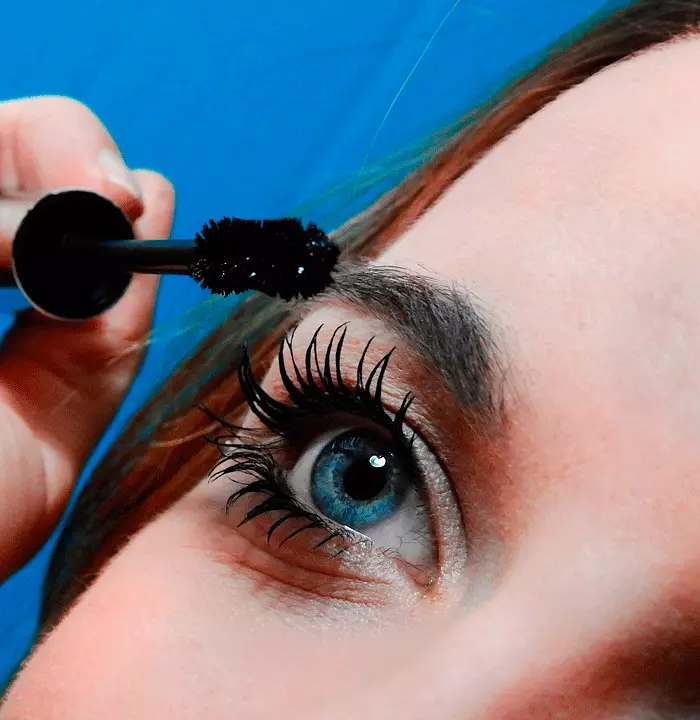 Black mascara only takes a look