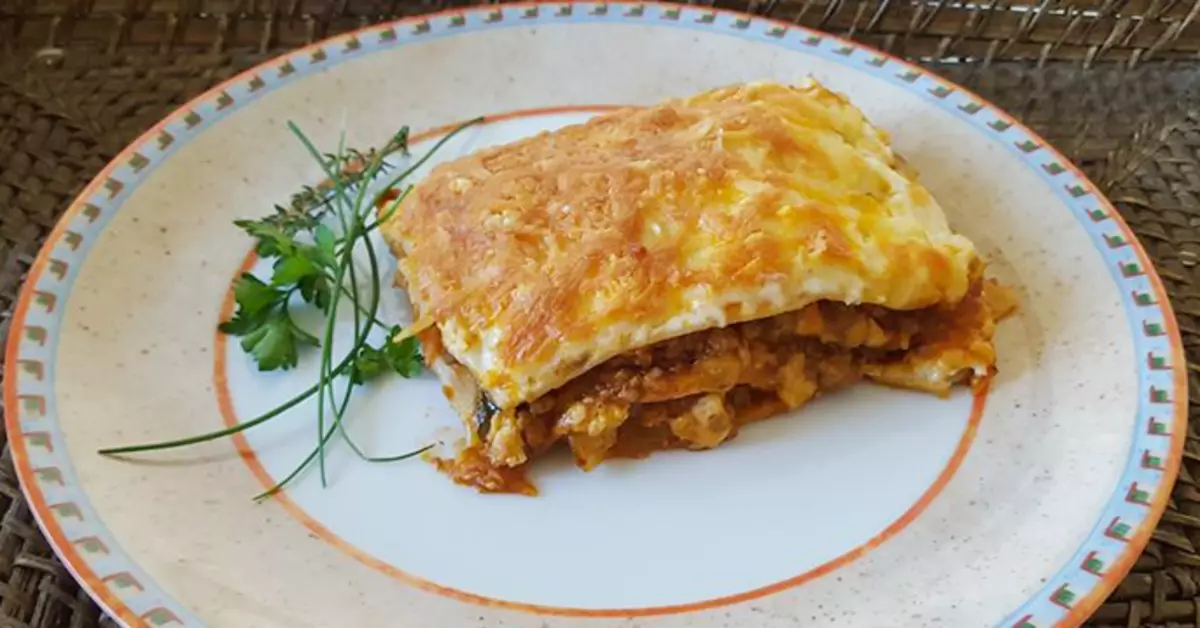 I-lasagna evela kwi-chef