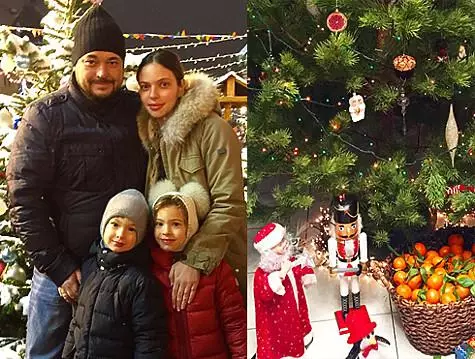 Sergey Zhukov ailesiyle birlikte. Fotoğraf: instagramı.