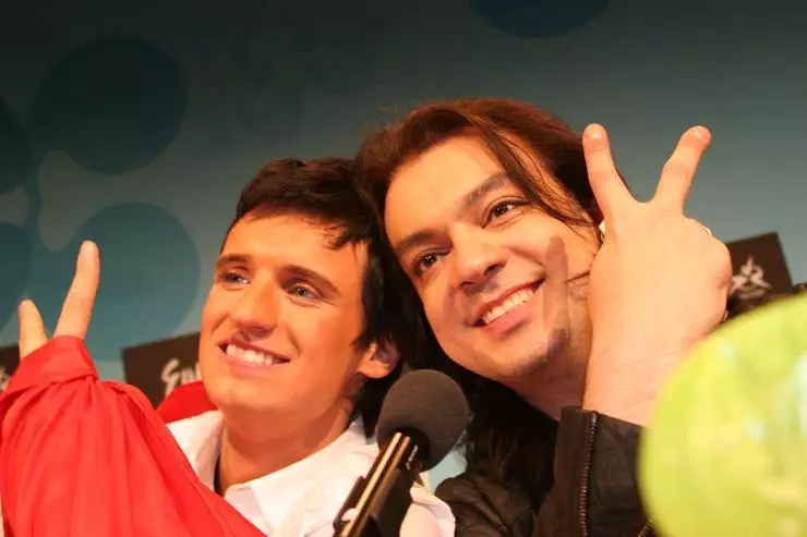 Dmitry Koldun thiab Philip Kirkorov rau