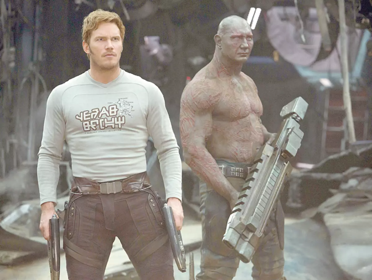Pri delu na prvem filmu na žimih je Drax šel v povprečju tri ure in pol, tako da je pri delu na nadaljevanju slike, je ekipa ličila izboljšala tehnologijo