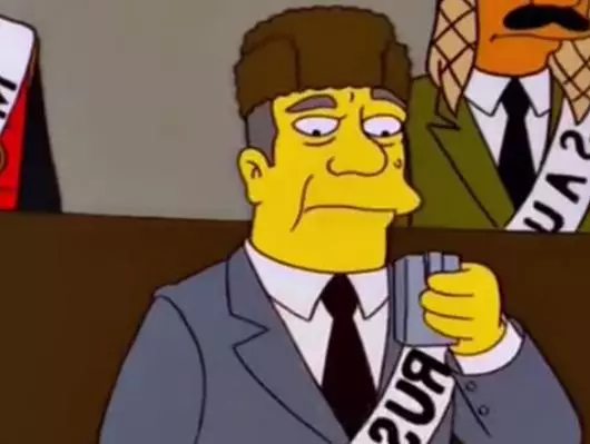 Simpsons იწინასწარმეტყველა დაცემა Ruble