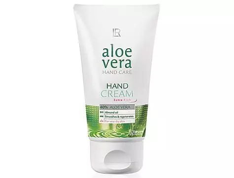 Creme de nutrientes para as mãos Aloe Vera de LR Saúde e Beleza. .