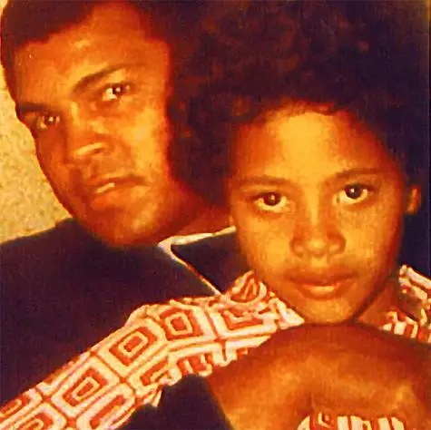 Little Duane Johnson and Mohammed Ali. Photo: instagram.com.